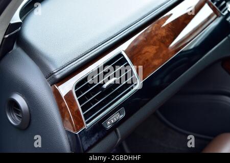 Air Conditioner System Of luxury car Stock Photo