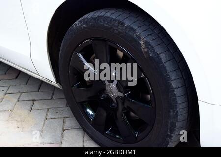Alloy Wheel Of Audi Car Stock Photo