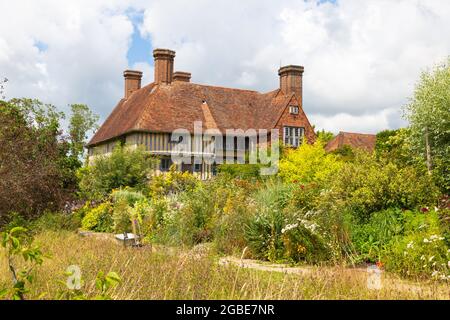 Great Dixter house and gardens, home of Christopher Lloyd,  Northiam, East Sussex, uk Stock Photo