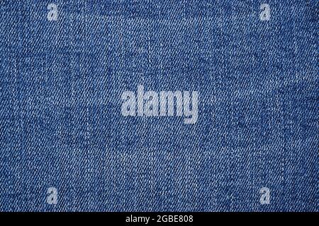 Washed Denim Texture Stock Photo