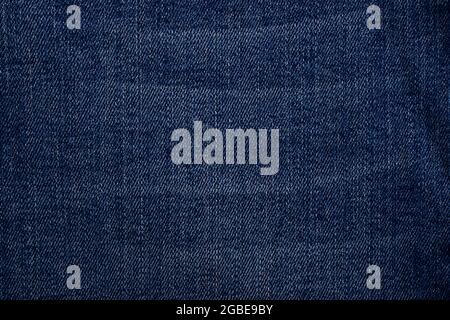 Washed Denim Background Stock Photo