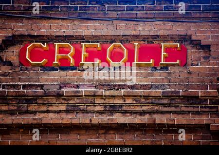 Creole Firehouse #1 is pictured, Aug. 1, 2021, in Mobile, Alabama. The firehouse was built in 1869 and housed Mobile’s first volunteer fire company. Stock Photo