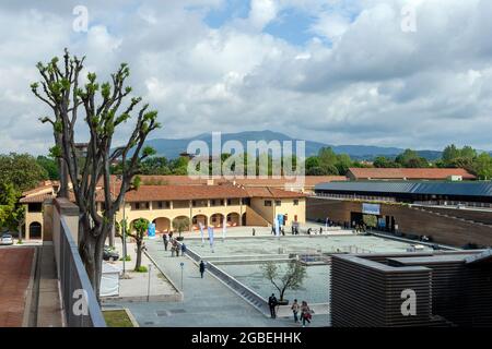 Fortezza da Basso in Florence, Italy on a summer day. Stock Photo