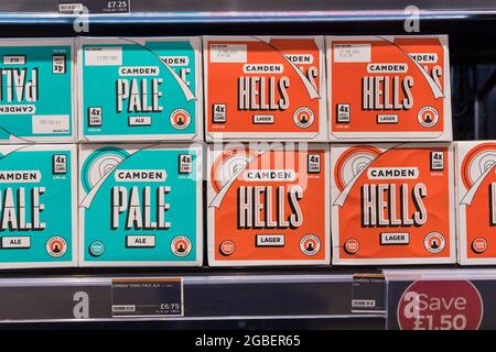 pack of CADEM TOWN PALE ALE Hells Stock Photo