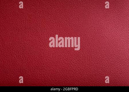 Top View Of Red Leather Texture Stock Photo