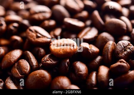 Macro Image Of  Coffee Beans Stock Photo