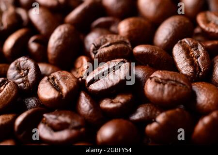 Roasted coffee bean Stock Photo