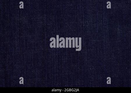Black Denim Texture Background Stock Photo