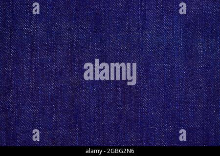 Texture of blue denim jeans Stock Photo