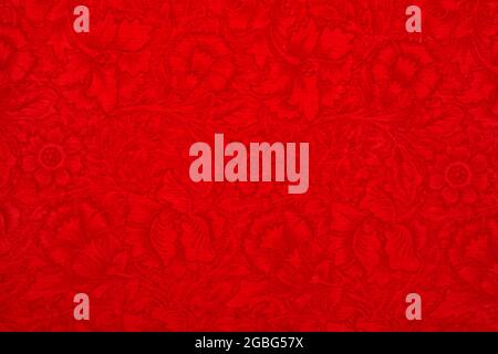 hand made sheet flower print sheet, background, abstract Stock Photo