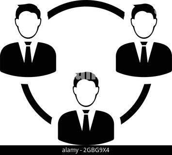Communication, connection, team icon - Perfect use for designing and developing websites, printed files and presentations, Promotional Materials and m Stock Vector