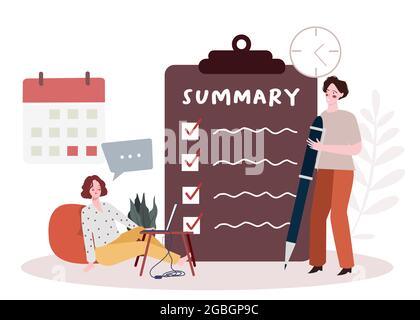 womans meeting for their project use the lap top get some notes and summary Stock Vector