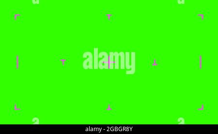 Green colored chroma key background screen flat style design vector illustration. Stock Vector