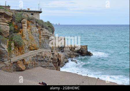 Beaches and coves of Begur, Gerona Catalonia Spain Stock Photo