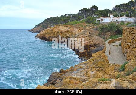 Beaches and coves of Begur, Gerona Catalonia Spain Stock Photo