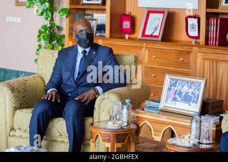 Simeón Oyono Esono, Ministre équato-guinéen des Affaires Etrangères Stock Photo