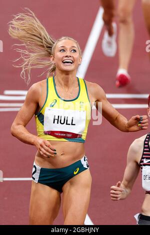 Jessica Hull of Australia during the Women's 800 Metres Semi-Final