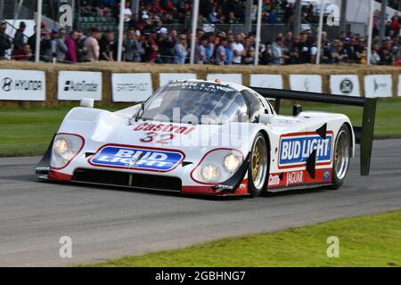 Justin Law, Jaguar XJR12D, Sports Racers - Past - Present and Future, The Maestros - Motorsport's Great All-Rounders, Goodwood Festival of Speed, Good Stock Photo