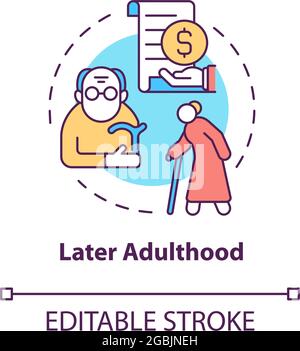 late adulthood clipart