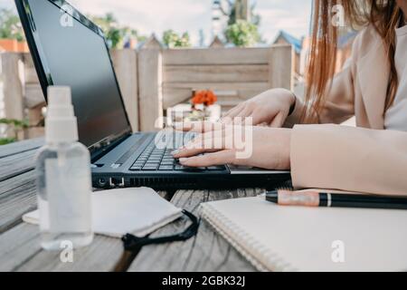 Data privacy, data wellbeing, management, personal information, digital identity, digital behavior, security issue, data hygiene, cybersecurity Stock Photo