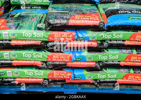 Compost Bags for sale Stock Photo