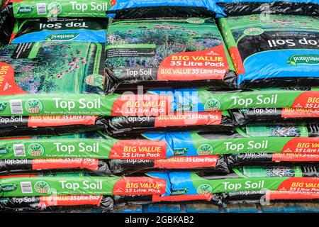 Compost Bags for sale Stock Photo