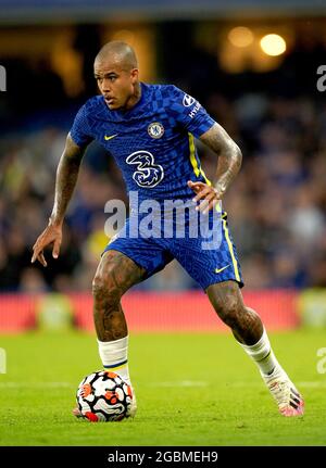Chelsea's Kenedy during The Mind Series match at Stamford Bridge, London. Picture date: Wednesday August 4, 2021. Stock Photo