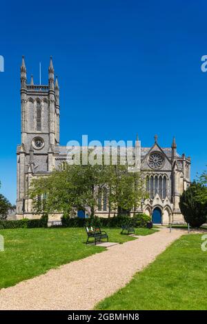 England, Hampshire, Andover, St.Mary's Church Stock Photo