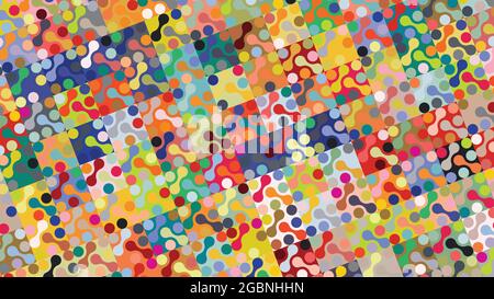 Meta ball Full Color Background HD Stock Vector