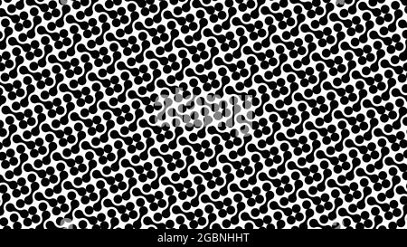 black n white Metaball background Stock Vector