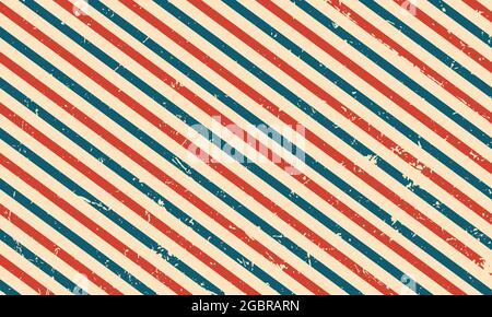 Retro barbershop liner background. Vector template in vintage style Stock Vector