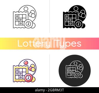 Bingo icon Stock Vector