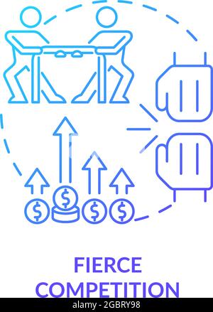Fierce competition concept icon Stock Vector Image & Art - Alamy