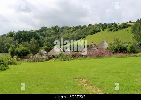 Butser Ancient Farm Stock Photo