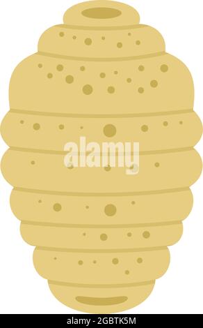 Parasite leech icon. Flat illustration of parasite leech vector icon isolated on white background Stock Vector