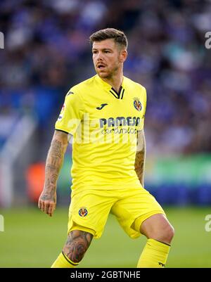 Villareal's Alberto Moreno during the Pre-Season Friendly match at The King Power Stadium, Leicester. Picture date: Wednesday August 4, 2021. Stock Photo