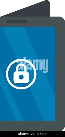 Flex device icon. Flat illustration of flex device vector icon isolated on white background Stock Vector