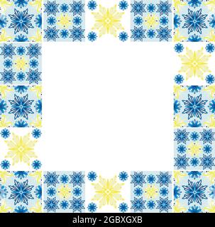 azulejo tile portugales style  Stock Vector