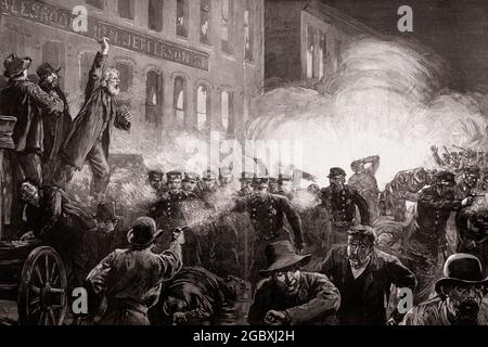 Chicago Haymarket Riot Stock Photo - Alamy