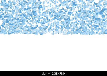Light multicolor background, colorful vector texture with squares. Splash effect banner. Glitter blue dotted abstract illustration with blurred drops Stock Vector