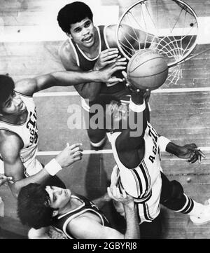 College Station Texas USA, 1978: Texas A&M students work on