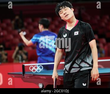 S. Korea secures at least silver in men's table tennis team; women take  bronze