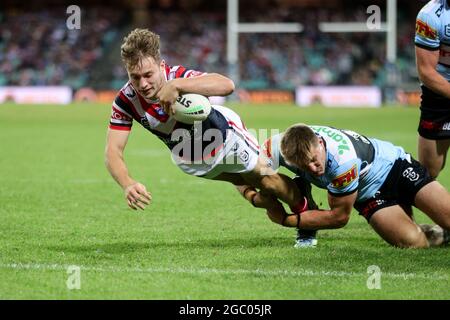 Sam Walker Html Sam Walker of Australia scores a try during the Men's Rugby League ...