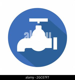 Vector Graphic of Tap - Flat Style - simple illustration. Editable stroke. Design template vector.outline style design.Vector graphic illustration Stock Vector