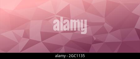 low poly abstract modern background. delicate colors chaotic triangles variable size and rotation. Minimalist layout for business card landing page wa Stock Vector