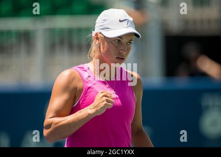 August 05, 2021: Yulia Putintseva (KAZ) defeated Ajla Tomljanovic (AUS