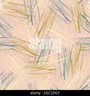 A exotic foliage inspired scribble texture pattern Stock Vector