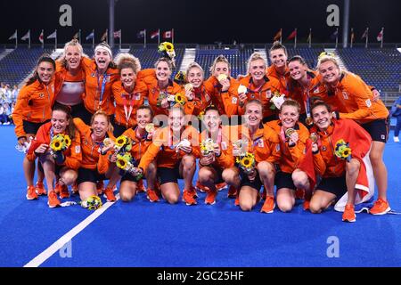 Tokyo 2020 Olympics - Hockey - Women - Semifinal - Netherlands v Britain - Oi Hockey Stadium ...