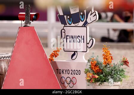 Tokyo, Japan. 06th Aug, 2021. Equestrian Sport/Jumping: Olympics, preliminaries, team, qualifying at Equestrian Park. Feature Credit: Friso Gentsch/dpa/Alamy Live News