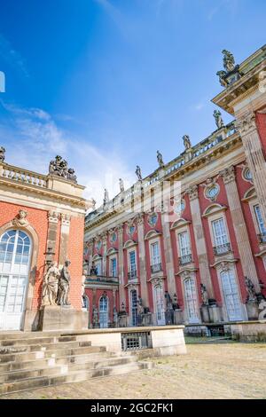 New Palace or Neues Palais in Sanssouci park, Potsdam, Germany. Sunny day Stock Photo